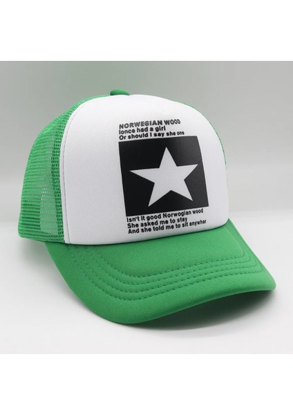 No.16 Stili Moda Mektup Nakış Beyzbol Şapkası Erkekler Kadınlar Için Yaz Nefes Örgü Snapback Şapka Unisex Hip Hop Kamyon Şoförü Kemik Gorras (Yurt Dışından)