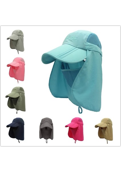 Pembe Tarzı 3-7t Connectyle Erkek Kız Çocuklar Güneş Koruma Şapkası Hafif Nefes Ayarlanabilir Örgü Flap Kap Hızlı Kuru Çıkarılabilir Maske Kapakları (Yurt Dışından) fiyatları