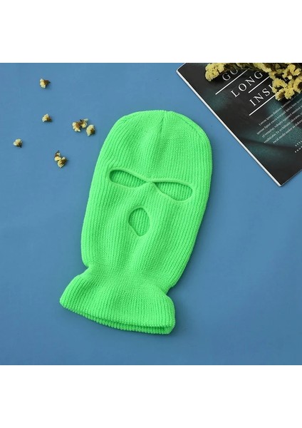 Mavi Stil Balaclava Cadılar Bayramı Maskesi Şapka Caps Parti Motosiklet Bisiklet Bisiklet Unisex Sıcak Tutmak Spor Kasketleri Örme Şapka (Yurt Dışından)