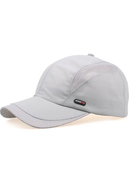 Gri Tarzı Yaz Nefes Çabuk Kuruyan Ultra-Ince Kadın Erkek Beyzbol Şapkası Spor Açık Dağcılık Yürüyüş Bisiklet Balıkçı Şapkası A149 (Yurt Dışından)