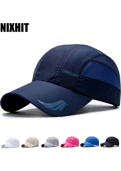 Mavi Stil Nıxhıt Yeni Yaz Hızlı Kuru Nefes Ince Kadın Erkek Beyzbol Şapkası Açık Spor Balıkçılık Seyahat Yürüyüş Tırmanma Güneş Şapkası A298 (Yurt Dışından) modelleri