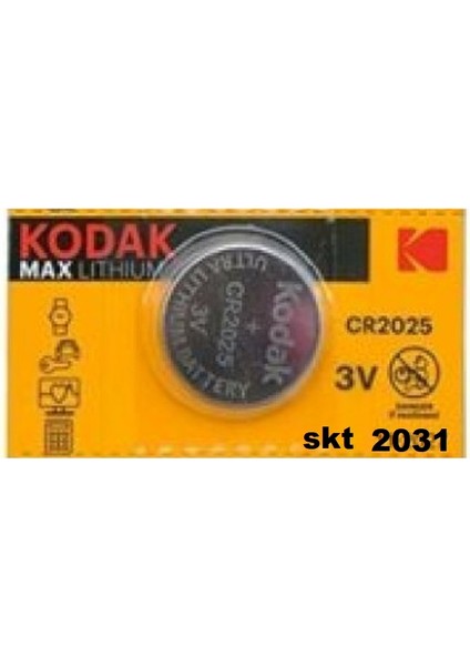 Ata Elektronik 1 Adet - CR2025 3V Lithium Terazi ve Kumanda Pili Cr 2025 DL2025 ECR2025 LM2025 KCR2025 BR2025   Akıllı Kumanda Saat Oyuncak Oto Araba Otomobil Kepenk Bariyer Anahtar Kumanda Pili Para Pil  - kodak