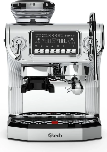 Gtech ST-530ED Espresso Kahve Makinesi, 1 Gruplu, Öğütücülü, Dijital