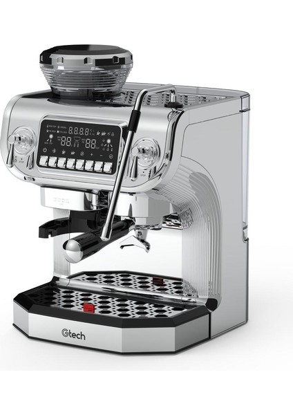 Gtech ST-530ED Espresso Kahve Makinesi, 1 Gruplu, Öğütücülü, Dijital