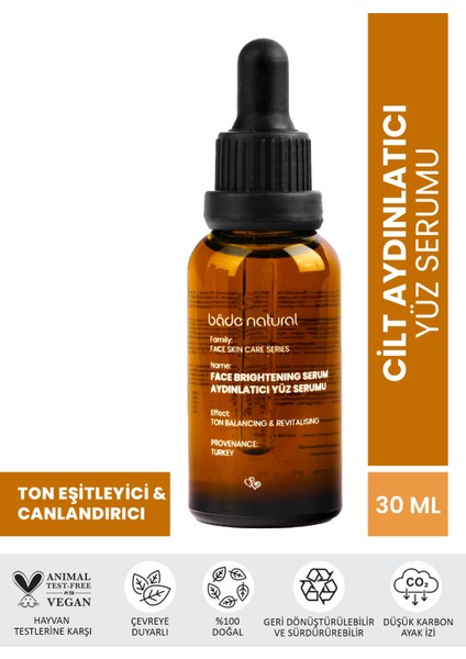 Aydınlatıcı Yüz Serumu 30 ml