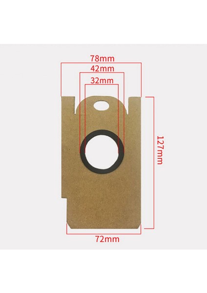 Değiştirilebilir Aksesuar Parçaları Toz Torbaları R1 R1A Robotlu Süpürge Robotlu Süpürge Parçaları 10 Adet (Yurt Dışından)