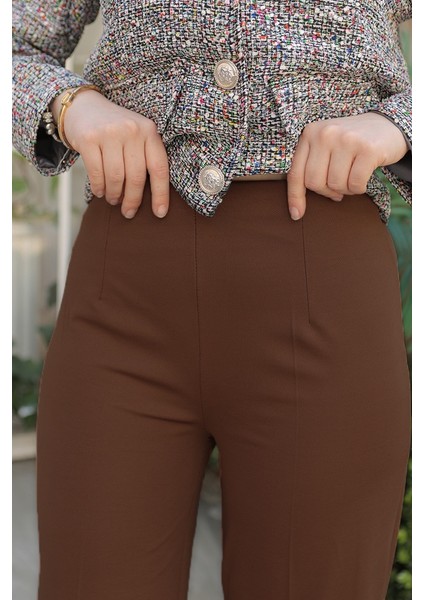Palazzo Scuba Pantolon 866 - Acı Kahve fiyatları