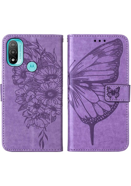 Motorola Moto E20/E30/E40 Kabartma Kelebek Kapak Kapak Premium (Yurt Dışından) fırsatları
