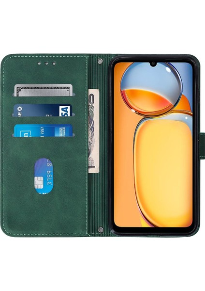 Xiaomi Redmi 13C 4g Için Kılıf Cüzdan Kapak Kredi Kartı Tutucu Pu Deri (Yurt Dışından) fırsatları