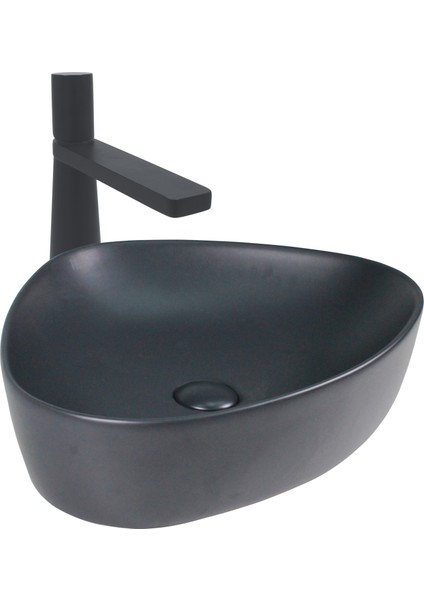 Doğa Multi Matt Antrasit Çanak Lavabo