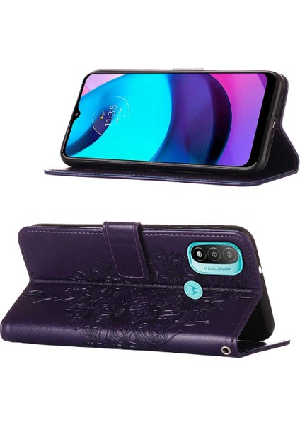 Motorola Moto E20/E30/E40 Kabartma Kelebek Kapak Kapak Premium (Yurt Dışından) fiyatları