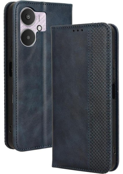 Xiaomi Redmi 13R 5g Pu Deri Cüzdan Manyetik Kapatma (Yurt Dışından)