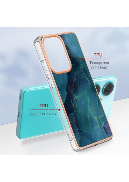 Oneplus Nord Ce 3 Tampon Mermer Darbeye Dayanıklı Tpu Silikon ile Uyumlu (Yurt Dışından) modelleri
