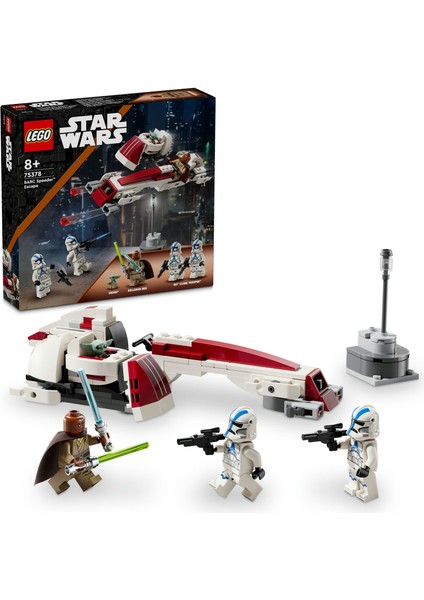 ® Star Wars™: The Mandalorian BARC Motoru Kaçışı 75378 - 8 Yaş ve Üzeri Star Wars Sevenler için Koleksiyonluk Yaratıcı Oyuncak Yapım Seti (221 Parça)