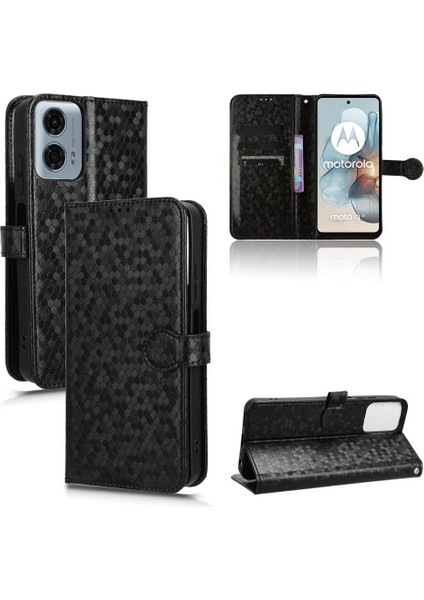 Motorola Moto G Güç 5g 2024 Deri Cüzdan Kapak Geometrik (Yurt Dışından) modelleri