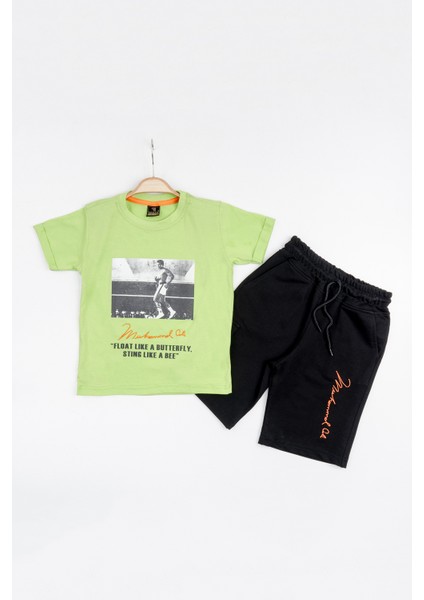 Pamuk Ikili Takım T-Shirt ve Kapri Erkek Çocuk HLK5060176