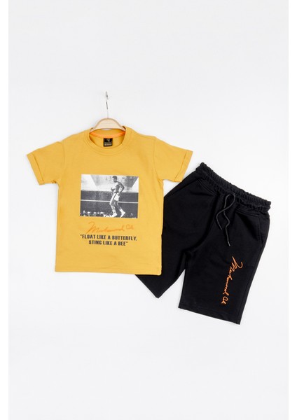 Pamuk Ikili Takım T-Shirt ve Kapri Erkek Çocuk HLK5060176