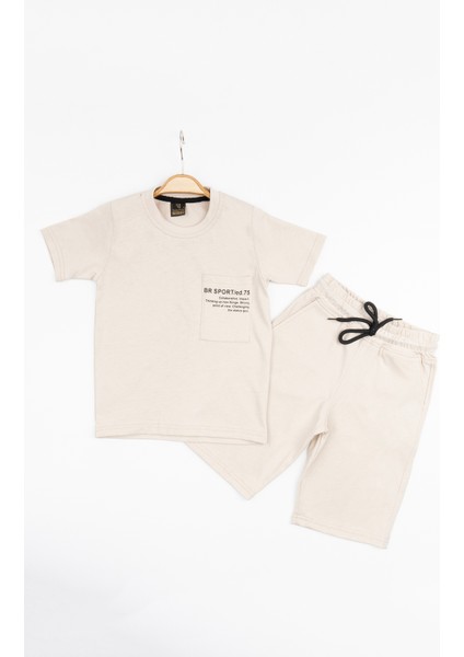 Pamuk Ikili Takım T-Shirt ve Şort Erkek Çocuk HLK506070183