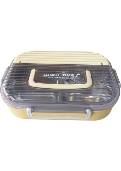 Paslanmaz Çelik Yalıtımlı Bölmeli Öğle Yemeği Kutusu (Yurt Dışından)