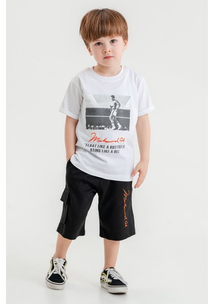 Pamuk Ikili Takım T-Shirt ve Kapri Erkek Çocuk HLK5060176 fiyatları