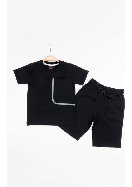 Pamuk Ikili Takım T-Shirt ve Şort Erkek Çocuk HLK506070184