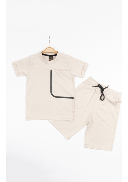 Pamuk Ikili Takım T-Shirt ve Şort Erkek Çocuk HLK506070184