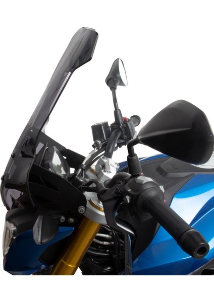 BMW G 310 R 2018-2019 Uyumlu Ayaklı Ön Tur Camı Şeffaf 48 cm