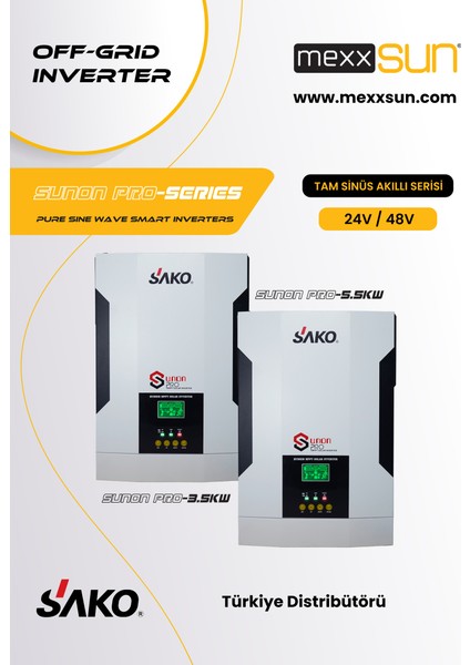 ® Sunon Pro 5.5kw 48V (450VDC) Inverter EA251245 fırsatları