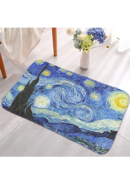 Dükkan Design Van Gogh Yıldızlı Geceler Paspas