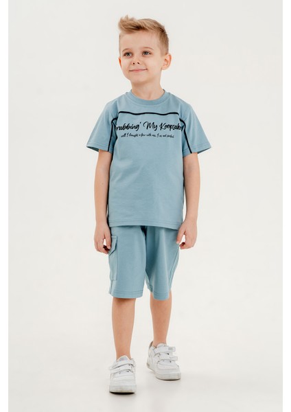 Pamuk Ikili Takım T-Shirt ve Şort Erkek Çocuk HLK506070185 modelleri