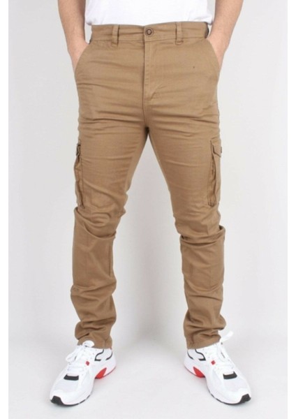 Erkek Askeri Kargo Cep Pantolon Toprak fiyatları