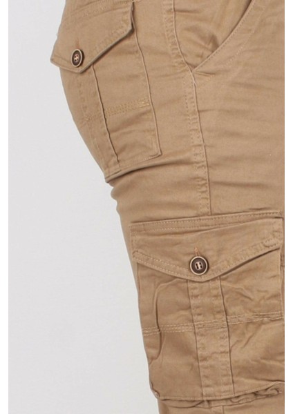 Erkek Askeri Kargo Cep Pantolon Toprak fırsatları