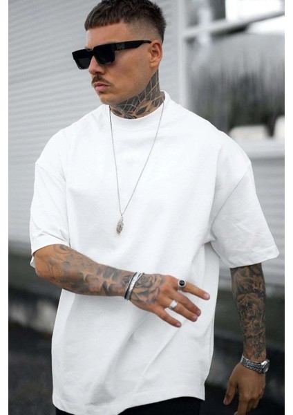 Erkek Oversize Kısa Kollu T-Shirt