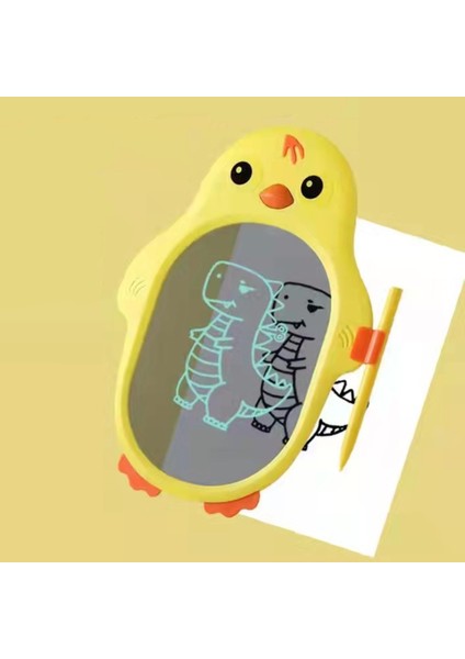 LCD Yazma Tableti Doodle Kurulu, 8.5 Inç Şeffaf Ekran Tablet Yazma Pedi Taşınabilir, Erkek Kız Hediyeler Eğitici Öğrenme Oyuncaklar 3 4 5 6 7 8 Yaş Eski Çocuklar Için (Sarı)1 (Yurt Dışından)
