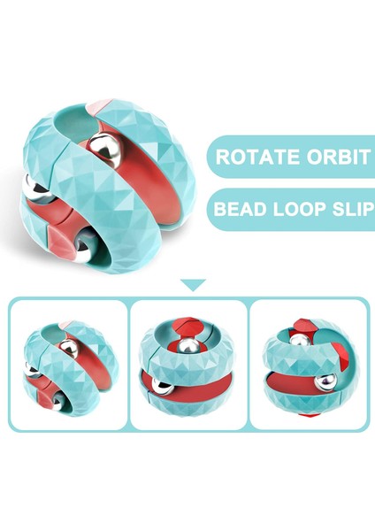 Yörünge Topu Oyuncak, Fidget Küpleri Top Dönen Oyuncak, Stres Giderici Hediyeler ve Yaratıcı Dekompresyon Oyuncakları, Çocuklar Için Yapboz Oyunları Çocuklar Yetişkinler, Yeşil1 (Yurt Dışından)