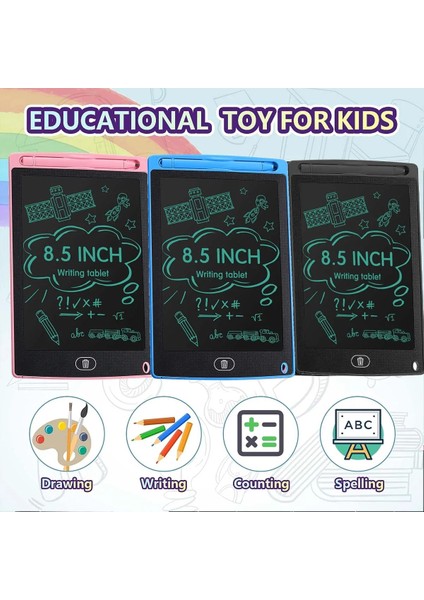 8.5 Inç LCD Yazma Tablet Çizim Kurulu Çocuklar Için Eskiz Defteri Oyuncaklar El Yazısı Yazı Tahtası Sihirli Çizim Tahtası Oyuncaklar1 (Yurt Dışından)