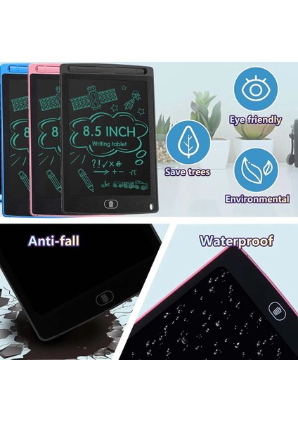 8.5 Inç LCD Yazma Tablet Çizim Kurulu Çocuklar Için Eskiz Defteri Oyuncaklar El Yazısı Yazı Tahtası Sihirli Çizim Tahtası Oyuncaklar1 (Yurt Dışından)