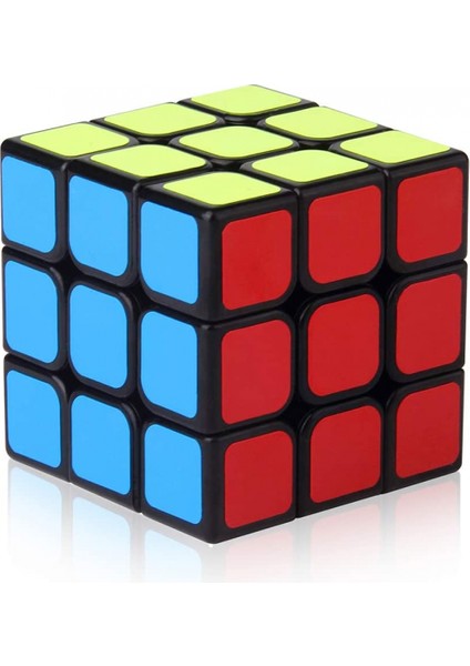 Saytay 3x3 Hız Küp, 3X3X3 Qiyi Qihang Hız Küp Canlı Renkler ile Süper Dayanıklı Etiket Bulmaca Sihirli Küp ST-0011 (Yurt Dışından)