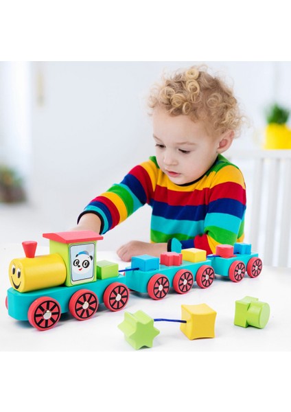 Çocuk Yapı Taşları Denge Oyunu Bulmaca Erken Eğitim Çocuk Oyuncakları Küçük Çocuk Masa Oyunu Oyuncakları (Akıllı Tren)1 (Yurt Dışından) modelleri