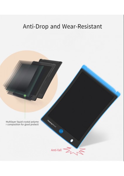 Çocuklar Için LCD Yazma Tableti - 8.5 Inç Doodle Scribbler Kurulu Ekran Çizim Pad 3+ Yaşındaki Kız Erkek Bebekler Için Öğrenme Eğitici Oyuncak (Siyah)1 (Yurt Dışından)