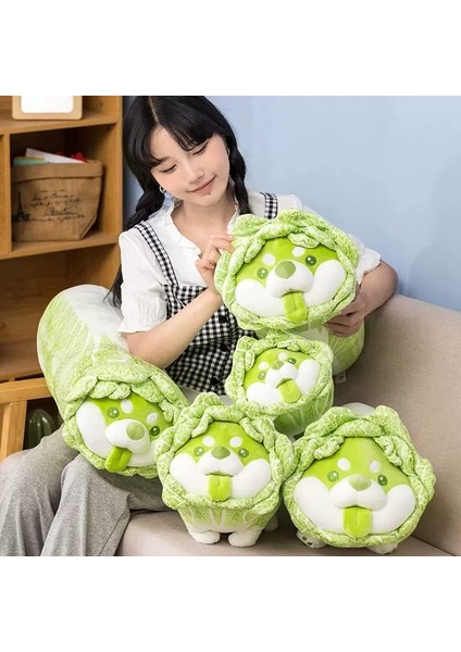 10 Inç Lahana Köpek Peluş Yastık Dolması Hayvan Snuggly Yastık Sevimli Peluş Oyuncak Snuggle Buddy Sebze Köpek Peluş Kawaii Yumuşak Sarılma Yastık Çocuklar Erkekler Kızlar Için1 (Yurt Dışından)