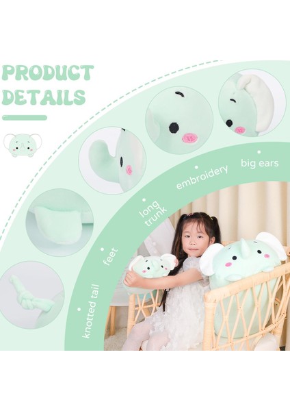 8 Inç Sevimli Fil Squishy Peluş Sarılma Yastık, Süper Yumuşak Karikatür Doldurulmuş Hayvan Oyuncak Yatak Için Hediyeler, Çocuklar Uyku Kawaii Yastık1 (Yurt Dışından) fiyatları