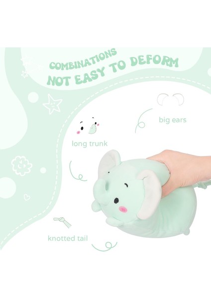 8 Inç Sevimli Fil Squishy Peluş Sarılma Yastık, Süper Yumuşak Karikatür Doldurulmuş Hayvan Oyuncak Yatak Için Hediyeler, Çocuklar Uyku Kawaii Yastık1 (Yurt Dışından) fırsatları