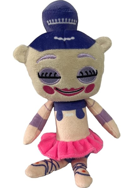 Fnaf- Peluş- Peluş Oyuncaklar-Tüm Karakterler (7")- Peluş Oyuncaklar: Spring Trap, Fox，bonnie，withered Foxy(Ballora Peluş)1 (Yurt Dışından)