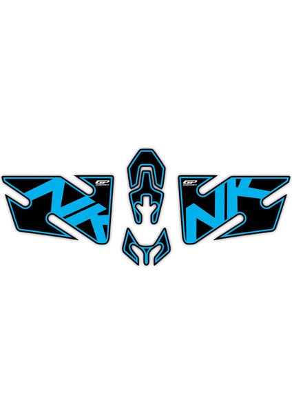 CF Moto 250 NK 2018-2022 Uyumlu Tank Pad Turkuaz