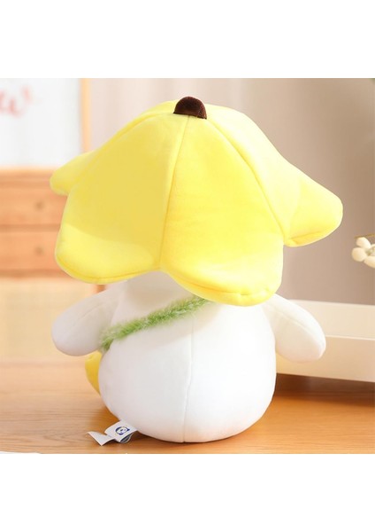 Peluş Ördek Doldurulmuş Hayvanlar Yumuşak Sevimli Peluşlar Ördek Peluş Oyuncak Çocuklar Için Muz Şapkalı Ördek, Sarı, 9.8 Inç1 (Yurt Dışından) modelleri