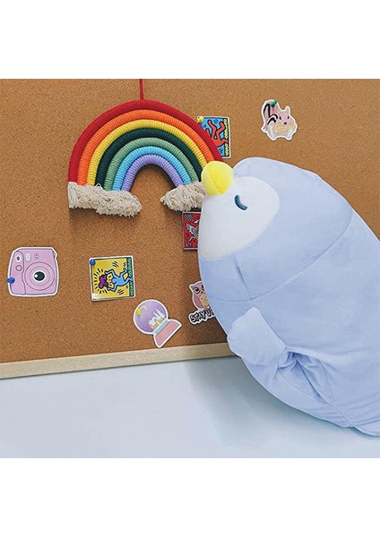 Penguen Peluş Yastık Dolması Hayvan Snuggly Yastık Sevimli Peluş Oyuncak Snuggle Buddy Penguen Peluş Kawaii Yumuşak Sarılma Yastık Çocuklar Erkekler Kızlar Için 17.7in1 (Yurt Dışından)