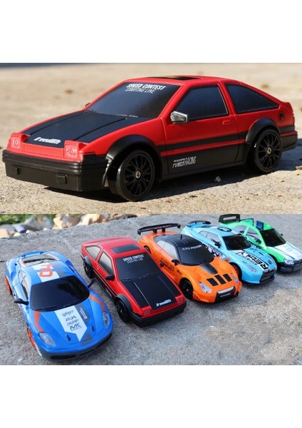 2.4g Drift Rc Araba 4WD Rc Drift Araba Oyuncak Uzaktan Kumanda Gtr Modeli AE86 Araç Araba Rc Araba Yarışı Oyuncak Çocuklar Için Noel Hediyeleri1 (Yurt Dışından)