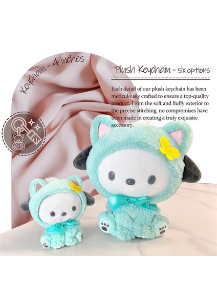 Kawaii Peluş Anahtarlık Peluş Bebek, Karikatür Anime Peluş Anahtarlık Kolye Anahtarlık Aksesuarları Kolye Oyuncak Kız Hediye1 (Yurt Dışından)