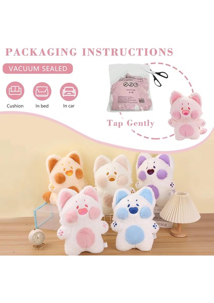 Sevimli Dudu Kedi Peluş Oyuncak, 20.4" Kawaii Kedi Doldurulmuş Hayvan Peluş, Kedi Peluş Vücut Yastığı, Yetişkinler Için Süper Yumuşak Sarılmış Peluş Bebek Doğum Günü Hediyeleri.1 (Yurt Dışından)